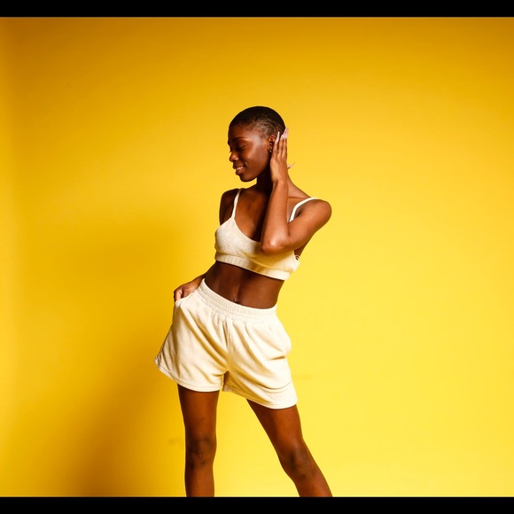 Womens Terry Cloth Shorts Set - Picture 5 of 13